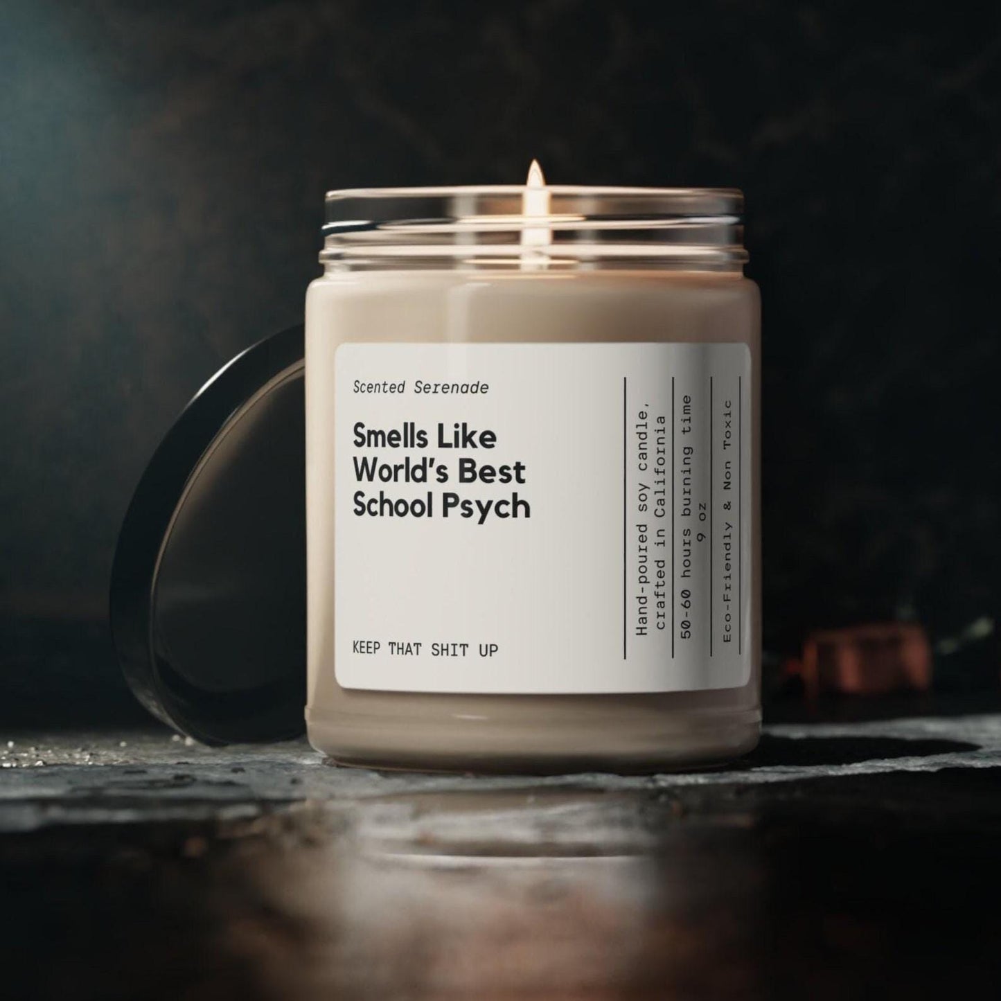World's Best School Psych Candle, Gift for School Psychologist Gift, Gift for School Psych, Psychology Graduation