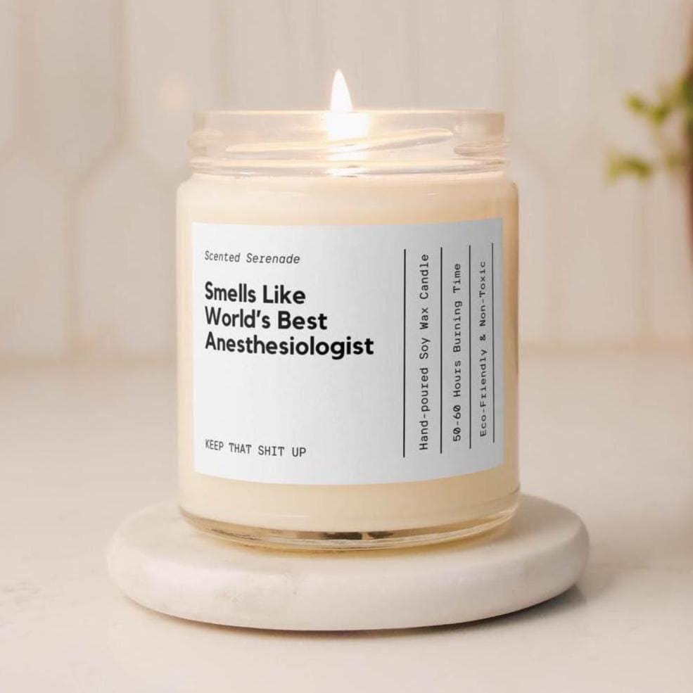 World's Best Anesthesiologist Candle, Anesthesiologist Gifts, Doctorate Graduation Gift, Anesthesiology Gifts