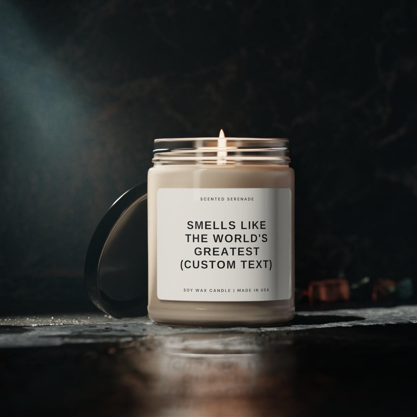 Personalized Candle Gift, Custom Text Candle, BFF Gifts, Best Friend Birthday Gifts, Gifts for Him For Her