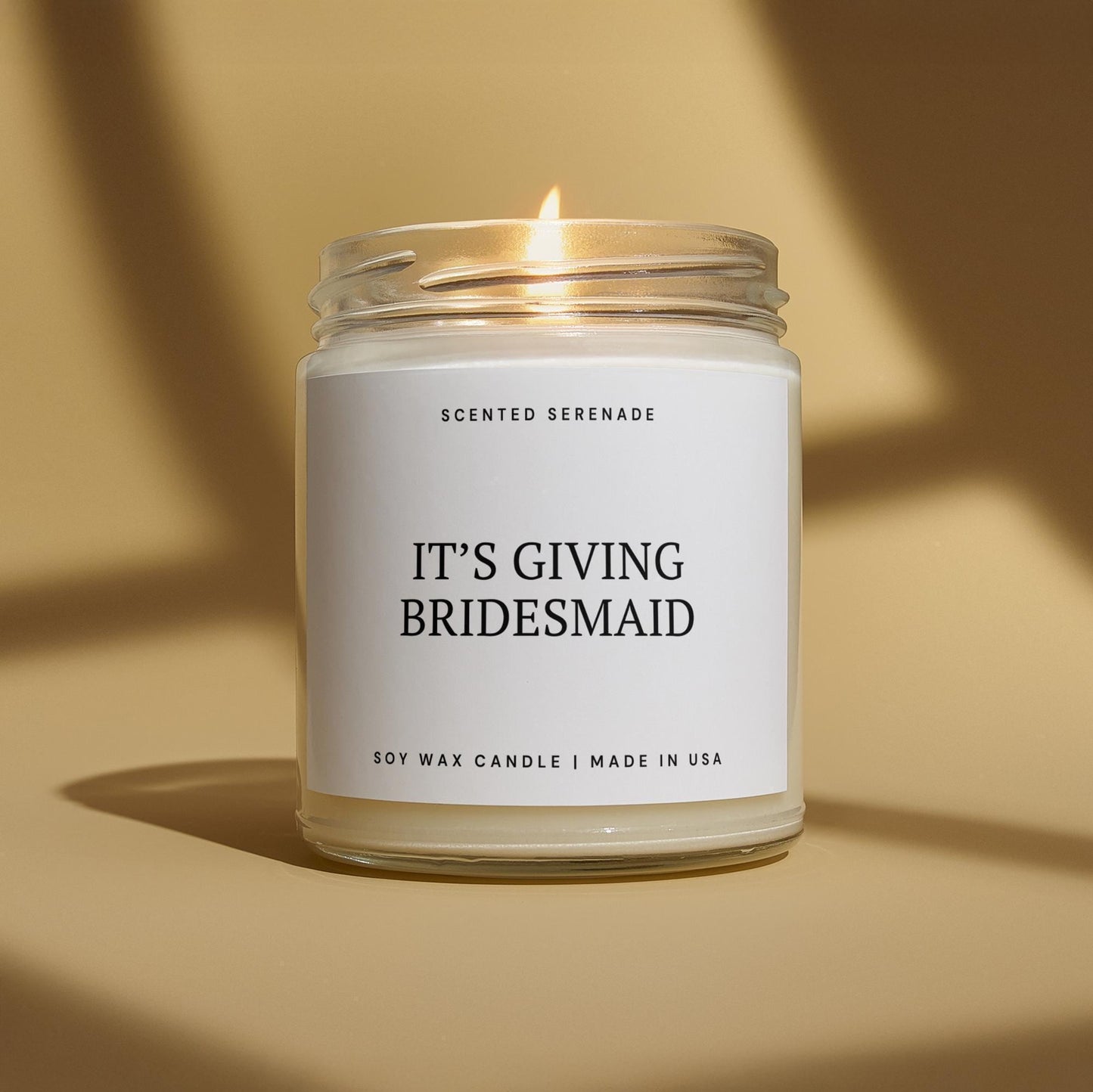 Its Giving Bridesmaid Candle, Bridesmaid Proposal Candle Bridesmaid Gifts Will You Be My Bridesmaid Bridal Party