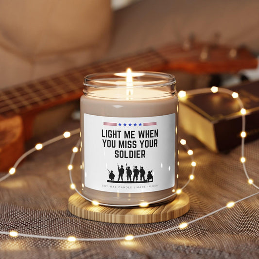 Military Deployment Gift, Military Candle, Military Spouse Gift, Soldier Gft, Army Gift, Marine Gift, Marine Candle