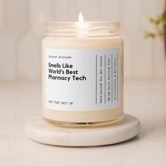 Pharmacy Technician Candle, Pharmacist Gift, Pharmacy Tech Gifts, Pharm Tech Gift, Graduation Gifts