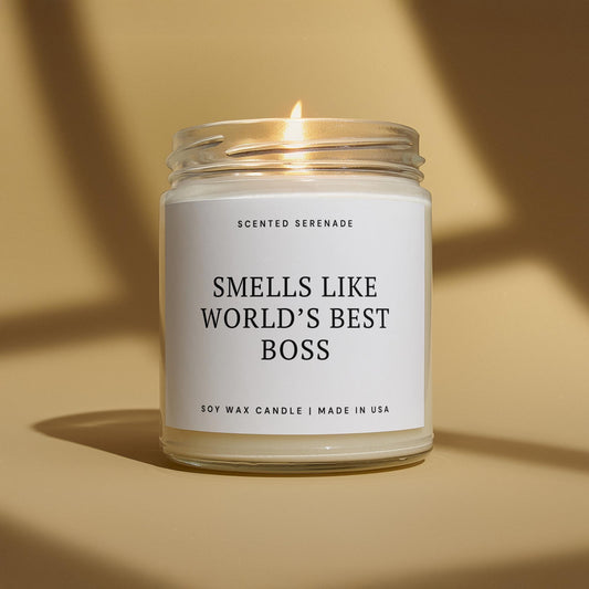 World's Best Boss Candle, Boss Day Gift from Employees