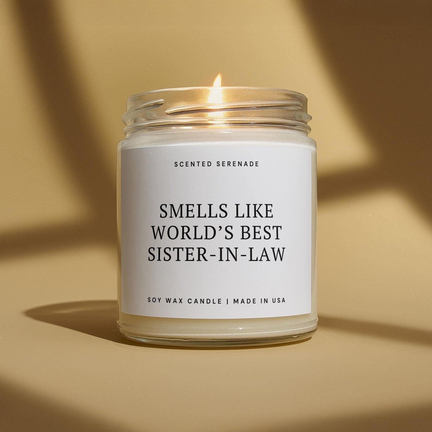 Worlds Best Sister-in-Law Candle, Sister In Law Present, Sister in Law Birthday Gift, Sister Christmas Gift