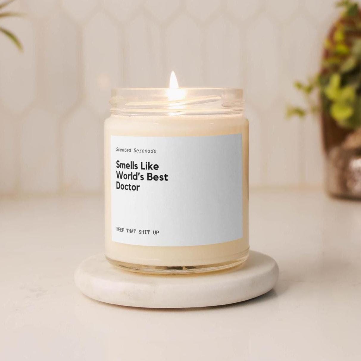 Doctor Appreciation Candle, Future Doctor Gift, Med School Graduation