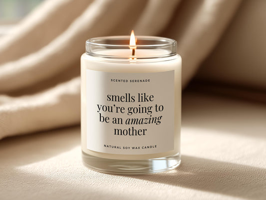 Mothers Day Candle, Expecting Mother, Baby Shower Gifts, First Time Mom