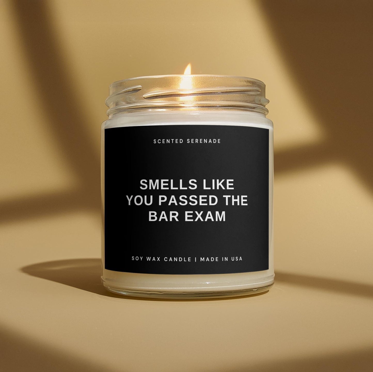 Passed The Bar Exam Candle, Lawyer Graduation Gift, Natural Soy Wax, 9oz