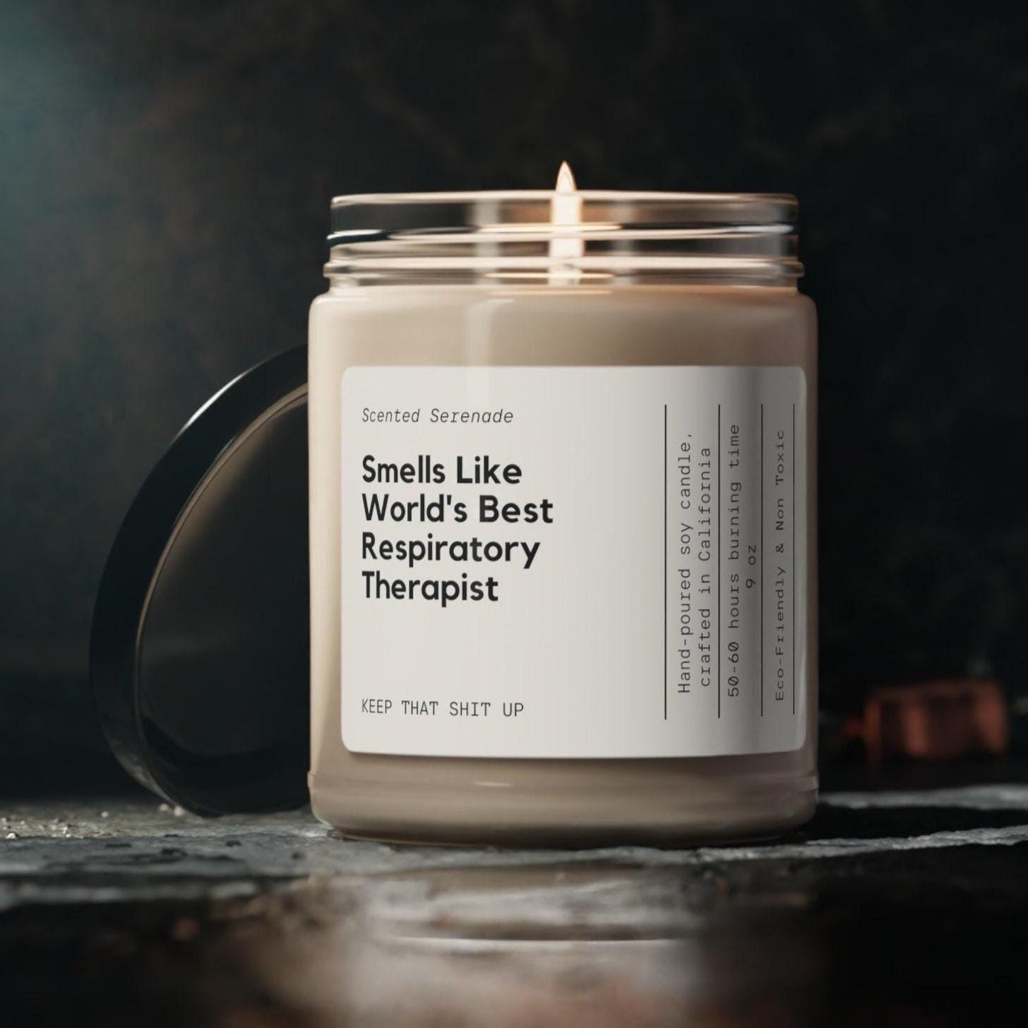 World's Best Respiratory Therapist Candle, Gift for Respiratory Therapist Gifts, Respiratory Therapy Gifts