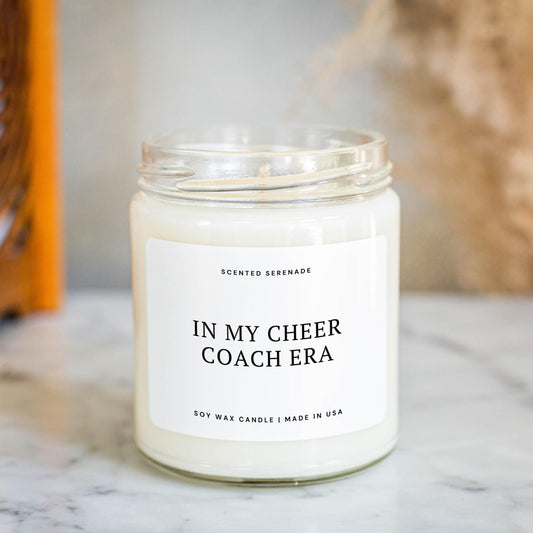 Cheer Coach Era Candle, Cheer Competition, Gift for Cheer Coach Gift, Cheer Coach Gift, Gift for Coach, Cheerleading Coach Gift