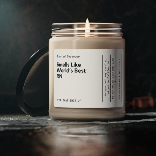 Registered Nurse Candle, Registered Nurse Gift, Registered Nurse RN Gift Ideas Nurse Appreciation Nurse Thank You Gift Nurse Week