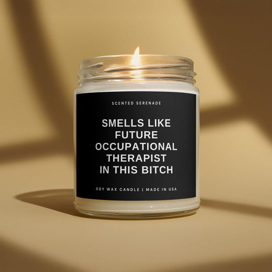 Future Occupational Therapist Candle, Occupational Therapist Gift, OT Therapist Candle, OT School Graduation Gift