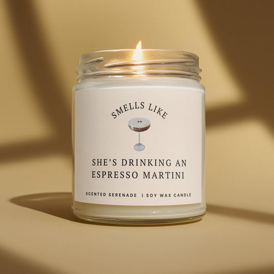 Espresso Martini Candle, Tini Time Candle, In My Espresso Martini Era Gift Espresso Martini Love Unique Gift for Her Trendy Cocktail Gift