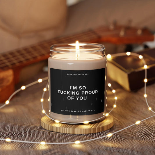 Proud of You Candle, Congratulations Gift, New Job Gift, Proud of You Gift, Graduation Gift, Graduation Candle