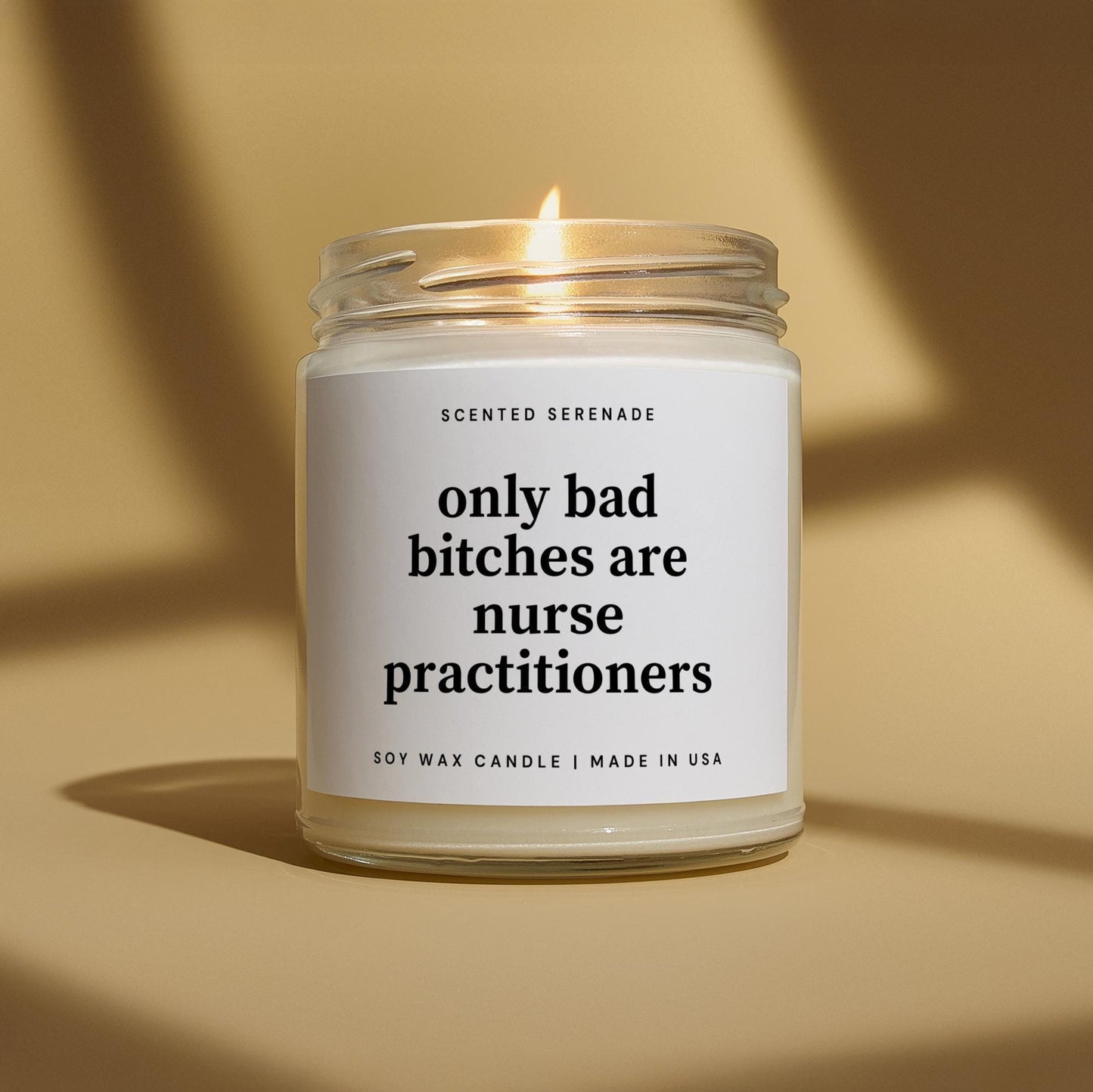Funny Nurse Practitioner Candle, Nurse Appreciation Gift