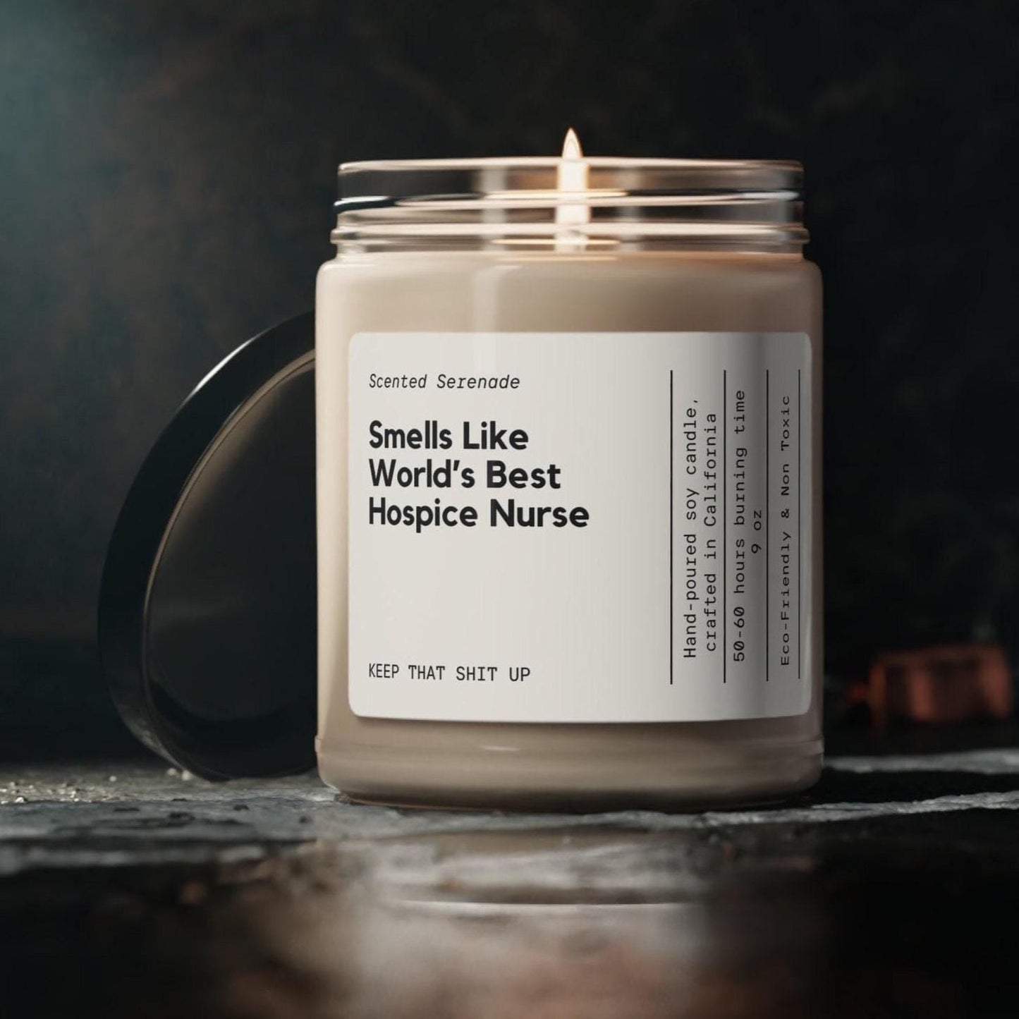 World's Best Hospice Nurse Candle, Gift for Hospice Nurse Gift, Gift for Hospice Nurse, Nurse Candle, Gift for Hospice Nurse